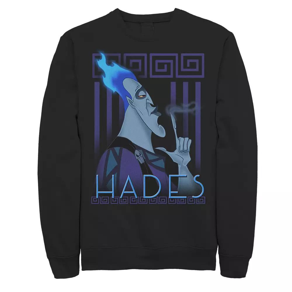 Disney's Hercules Hades Men's Geometric Portrait Sweatshirt,  Product Image