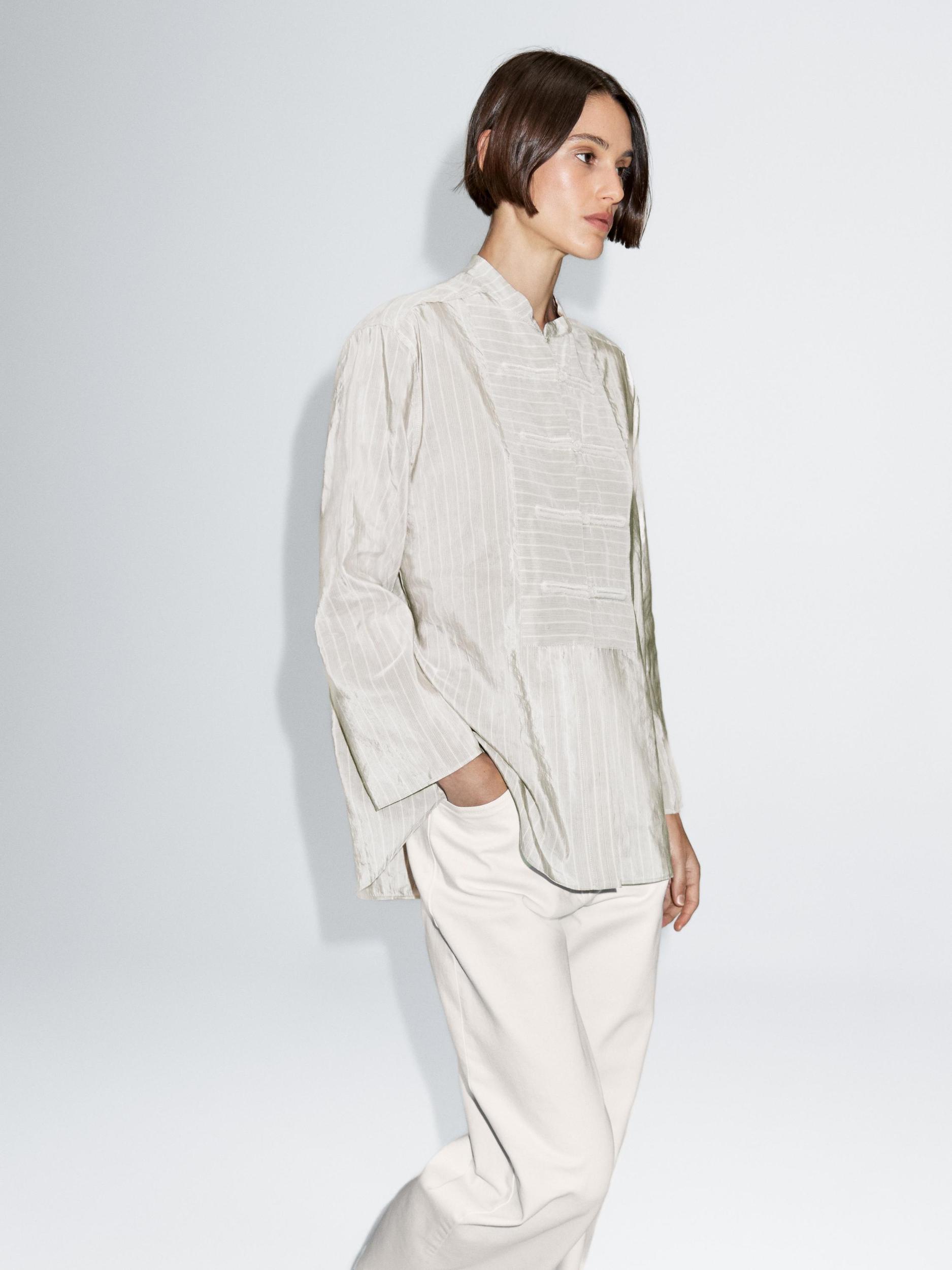 High-waist barrel fit jeans Product Image