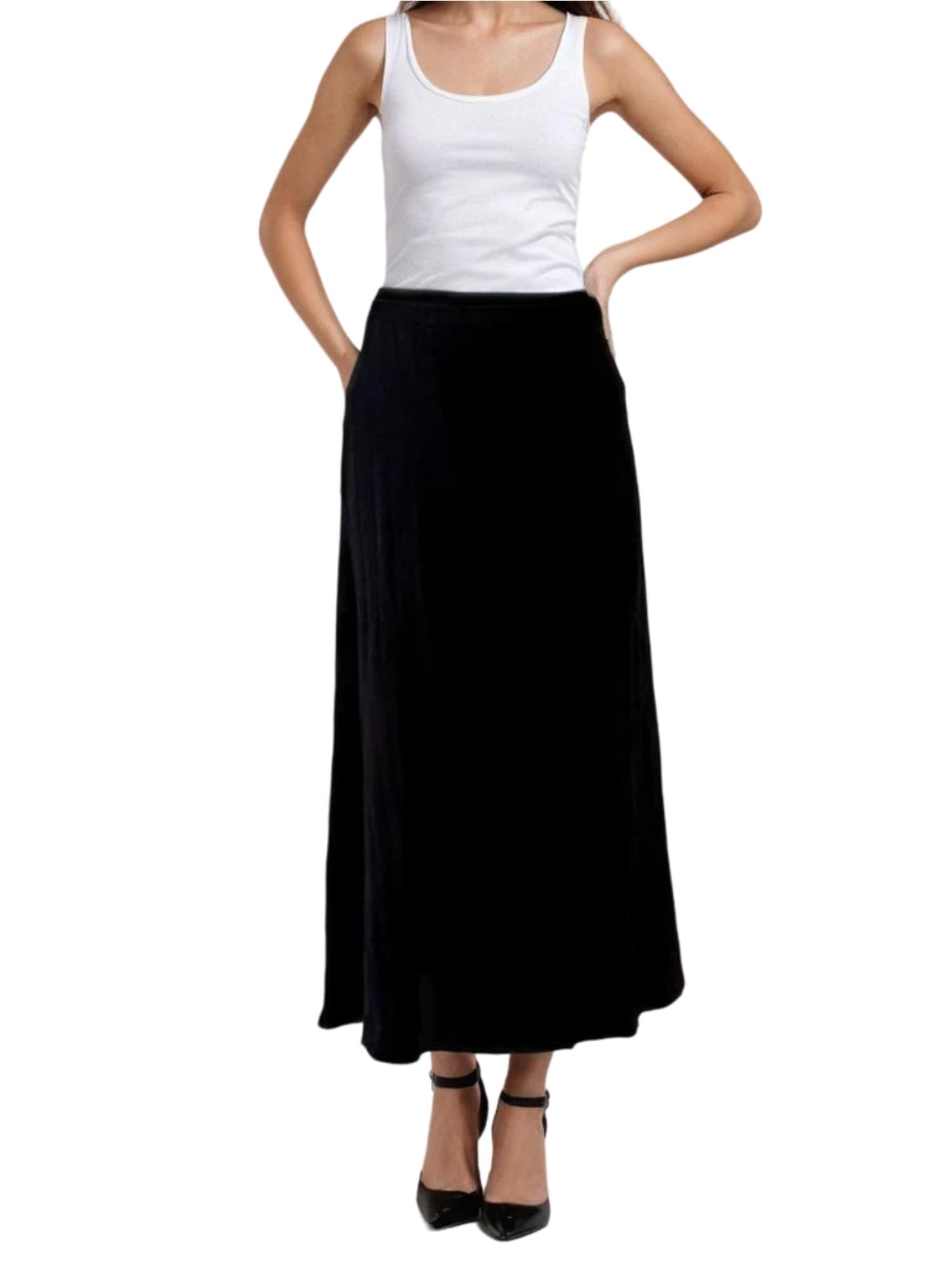 Pashmina Rib Knit Skirt Product Image