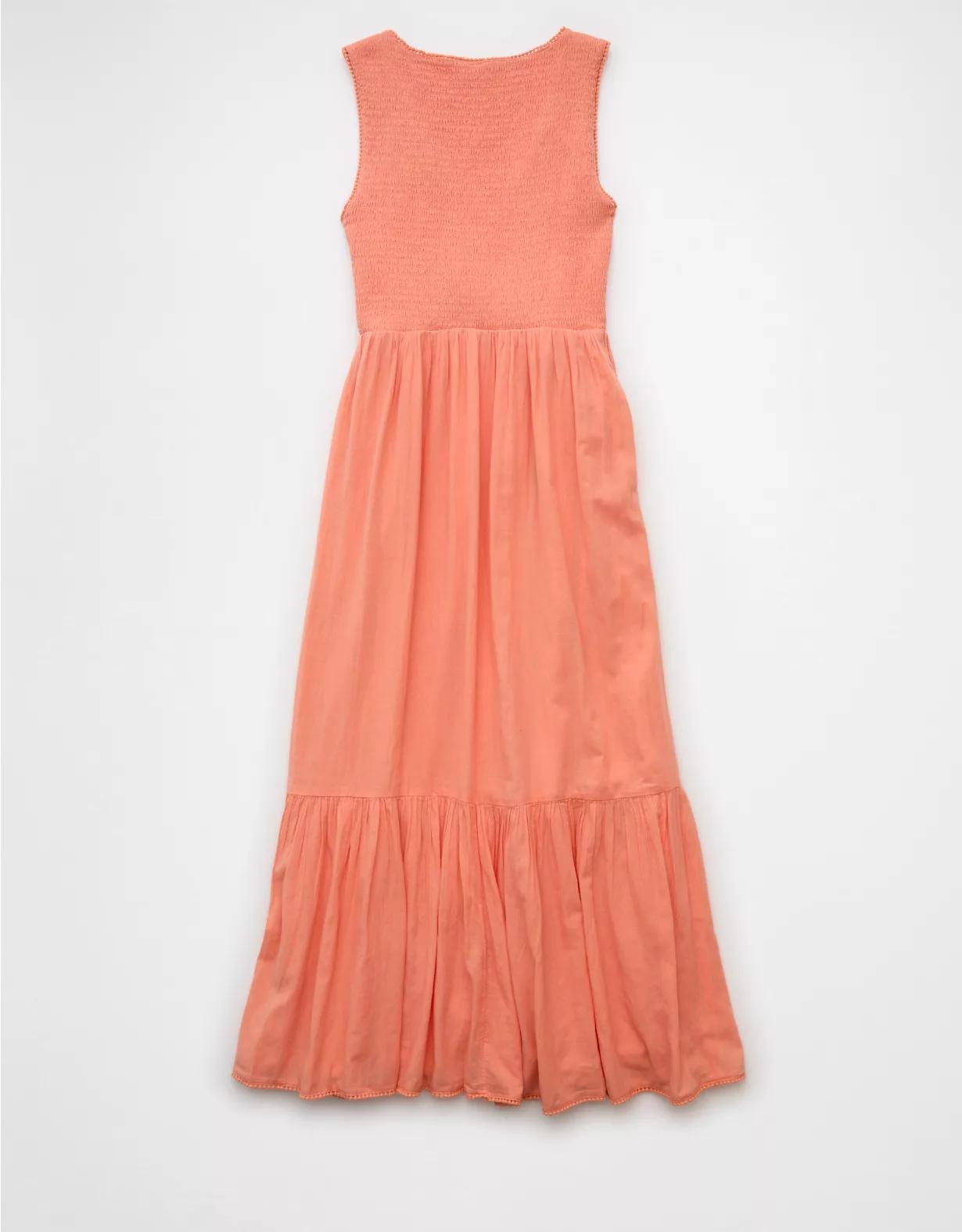 AE V-Neck Cut-Out Maxi Dress Product Image