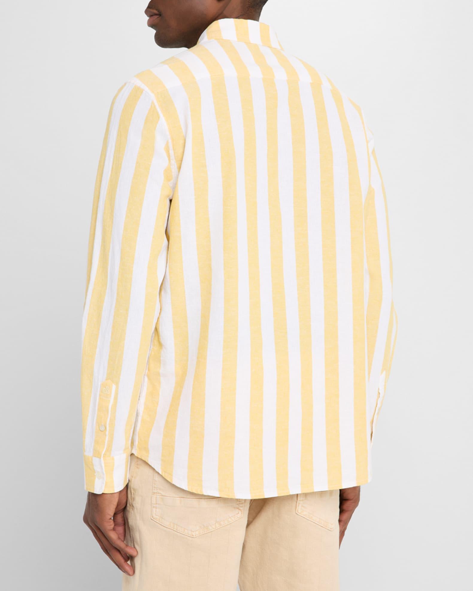 Men's Striped Sport Shirt Product Image