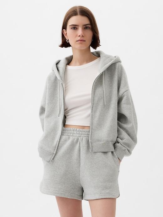 VintageSoft Cropped Hoodie Product Image