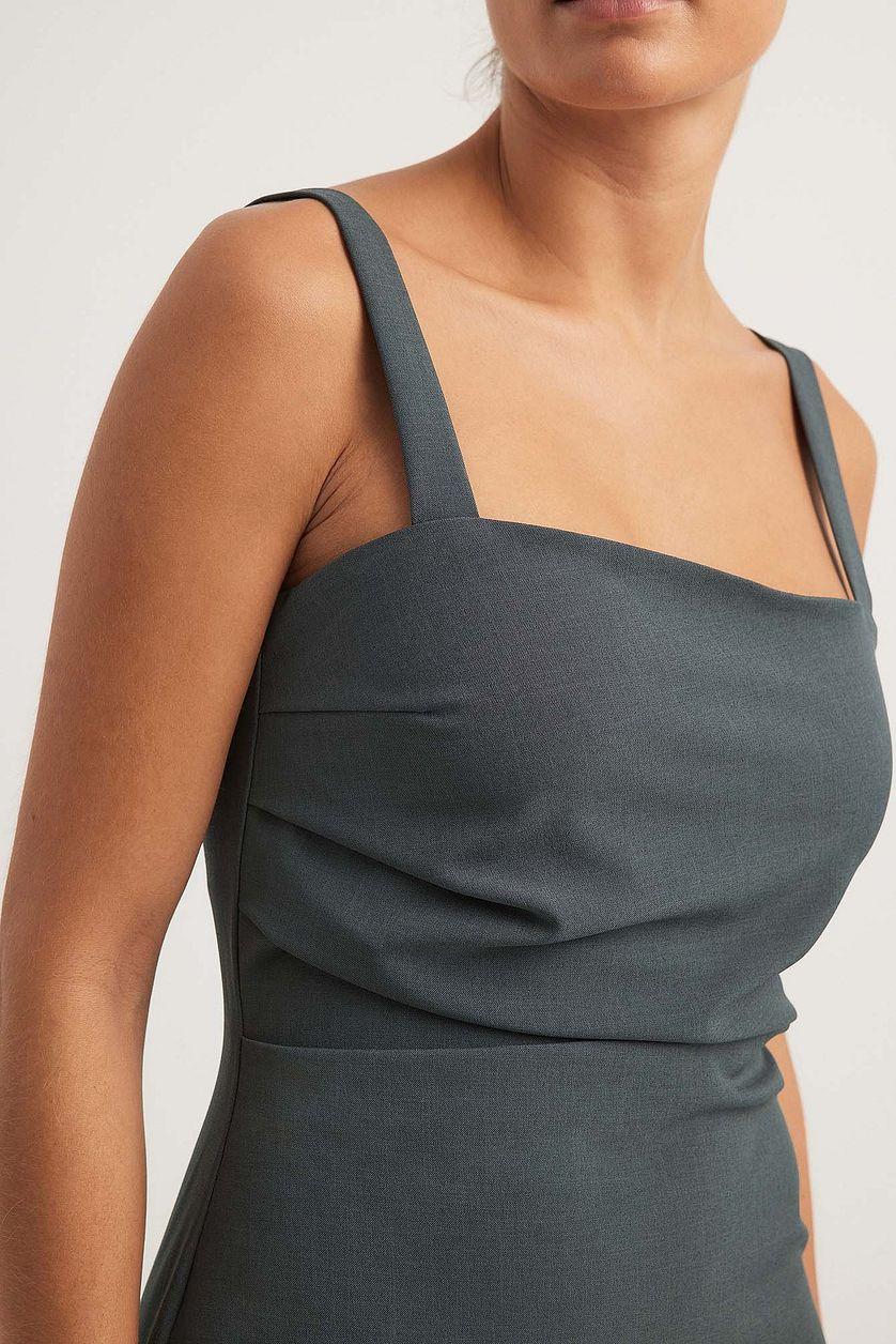 Ruched Waist Mini Dress Product Image