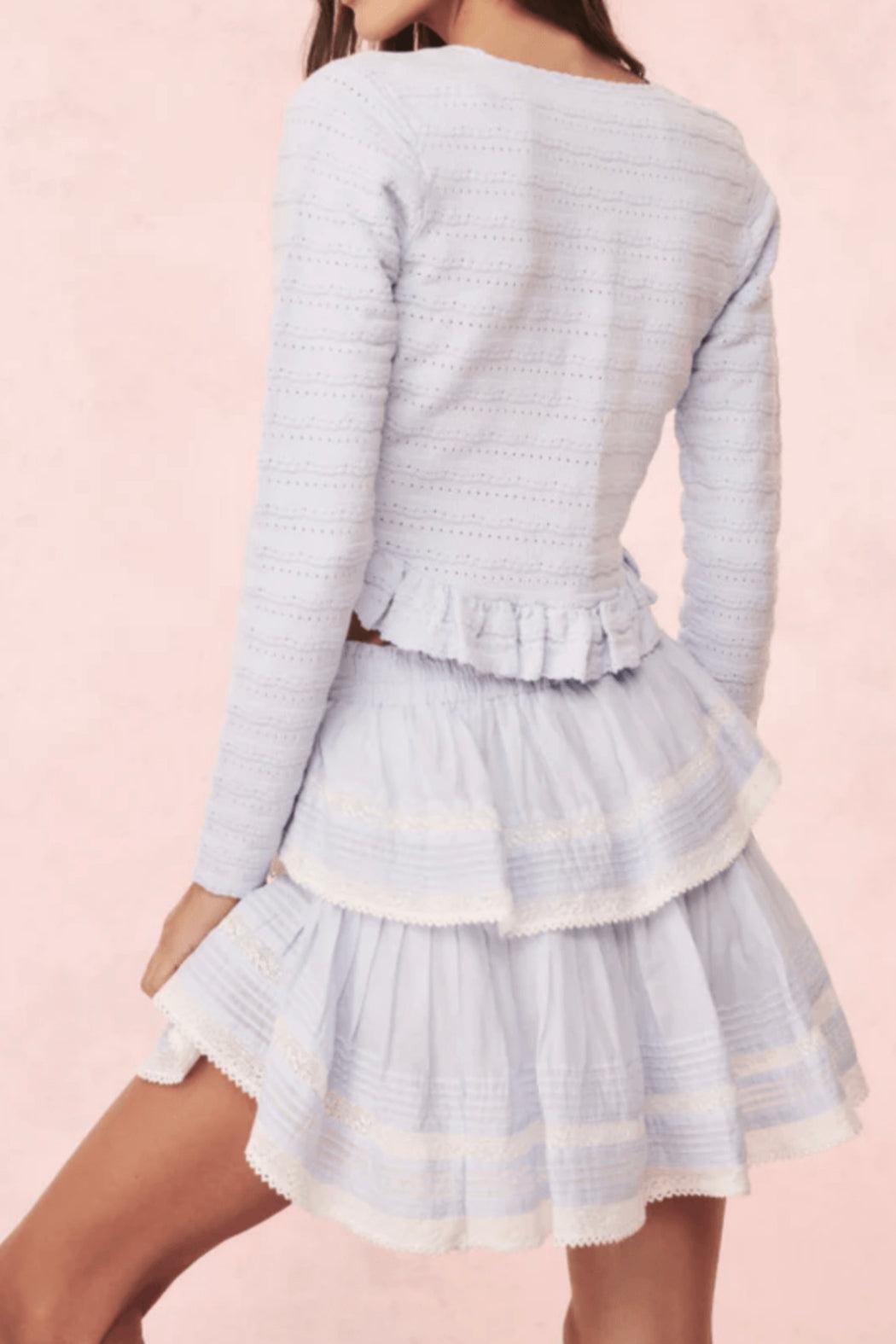 Rogan Pointelle Knit-Cardigan Product Image