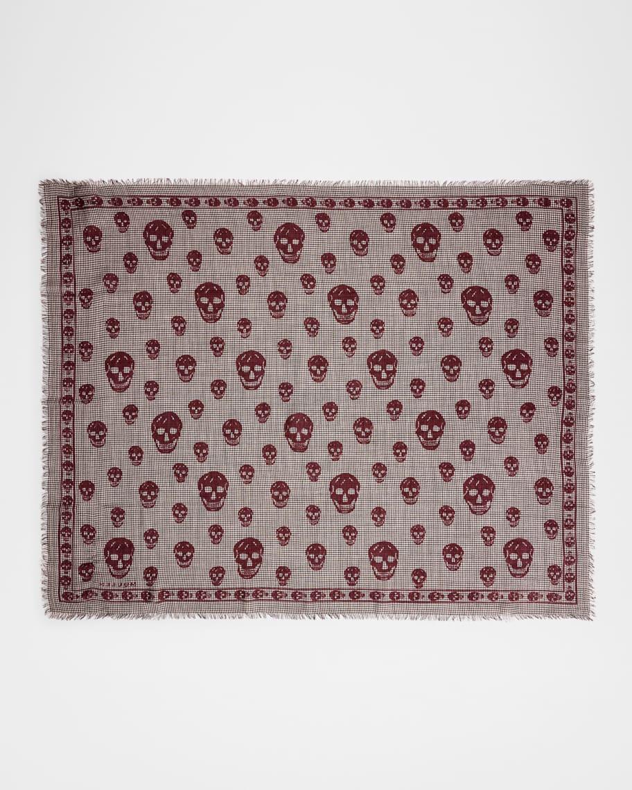 Mens Skull Dogtooth Foulard Product Image