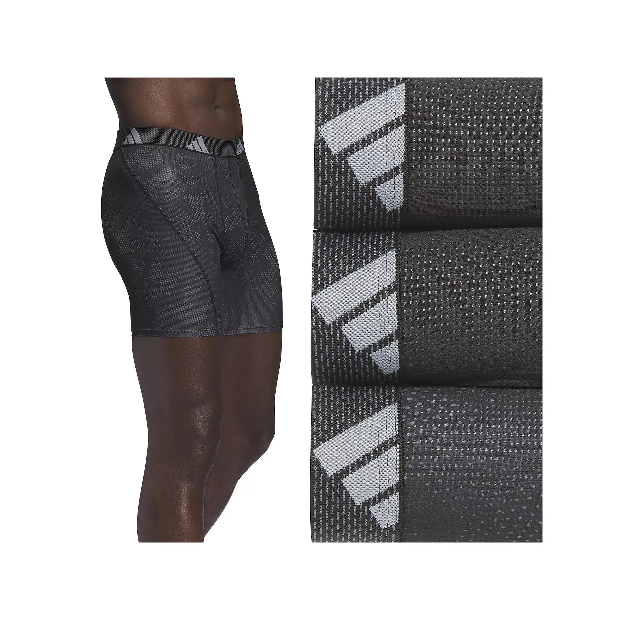 Men's adidas 3-pack Performance Mesh Graphic Boxer Briefs,  Product Image