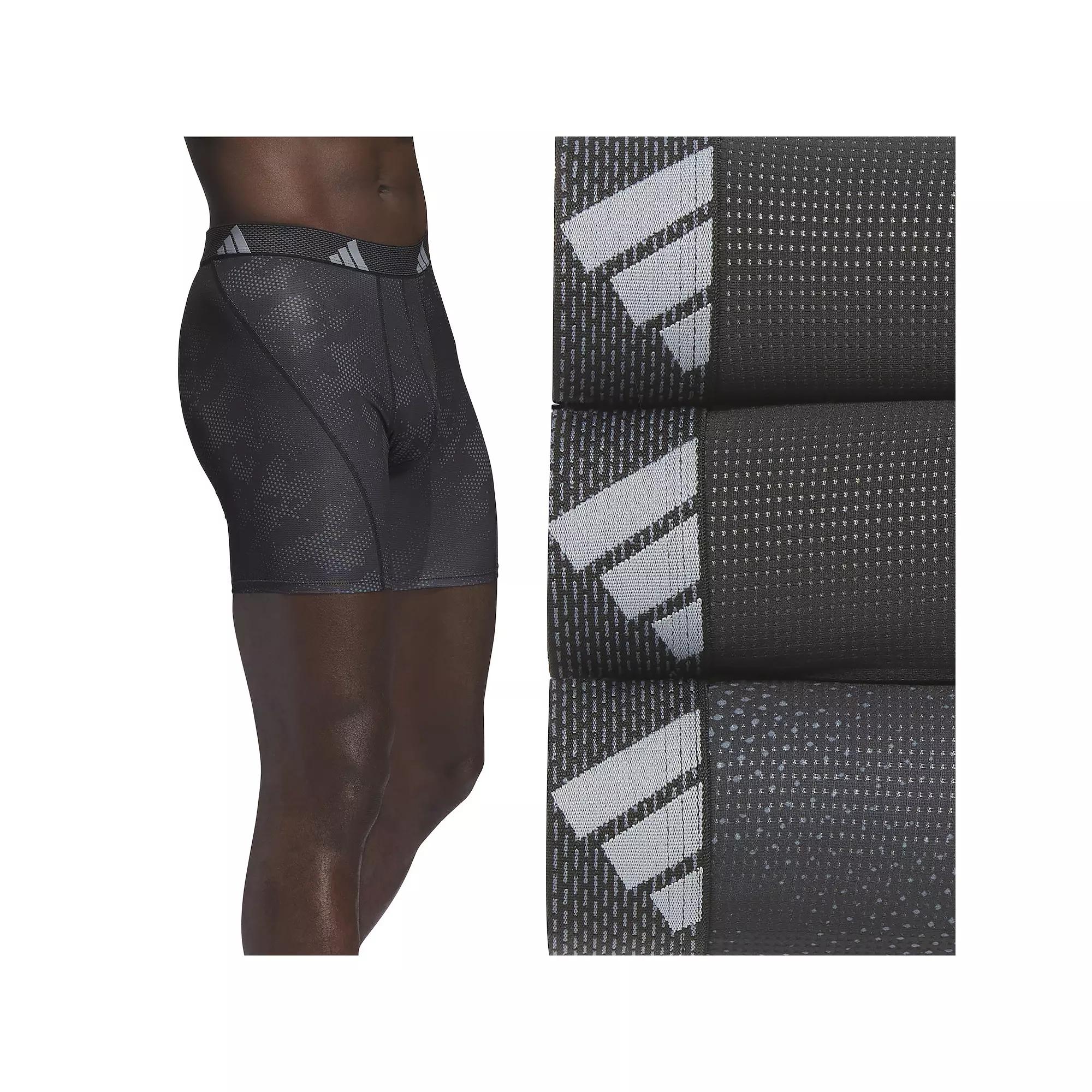 Men's adidas 3-pack Performance Mesh Graphic Boxer Briefs,  Product Image
