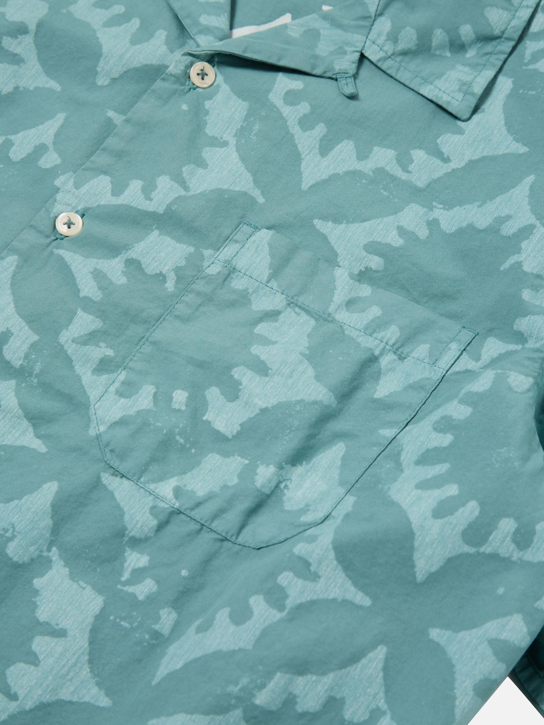 Sea Blue Sun Print Road Shirt Product Image