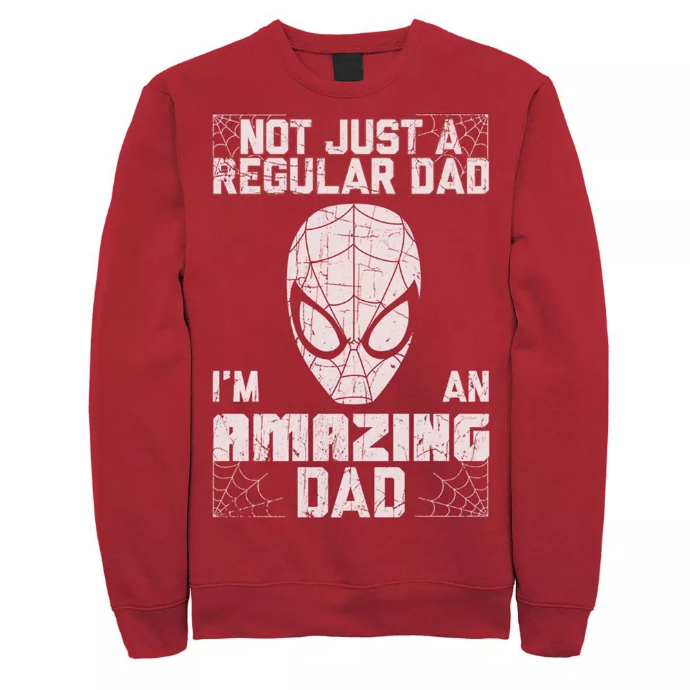 Men's Marvel Spider-Man Father's Day Not Regular Sweatshirt,  Product Image