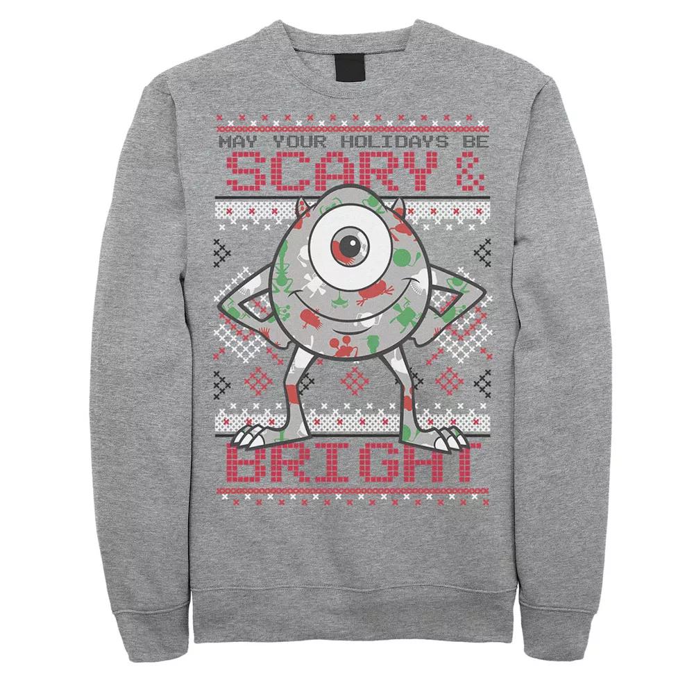 Disney / Pixar's Monsters, Inc. Mike Men's May Your Holidays Be Scary Sweatshirt,  Product Image