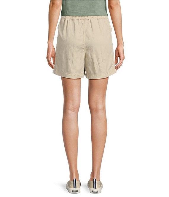 Faherty Topanga Organic Cotton Blend High Rise Flat Front Shorts Product Image