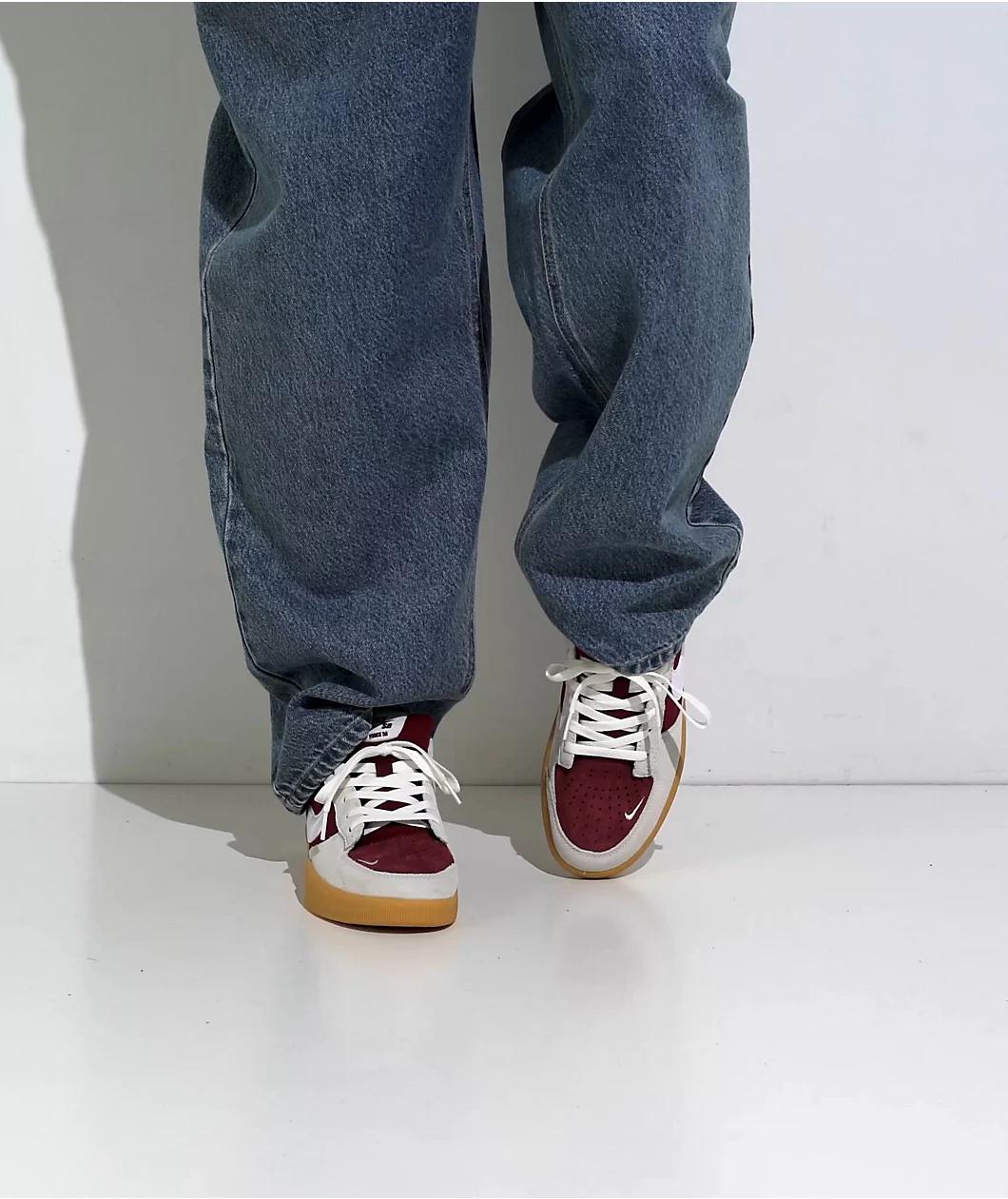 Nike SB Force 58 Team Red & Summit White Skate Shoes Product Image