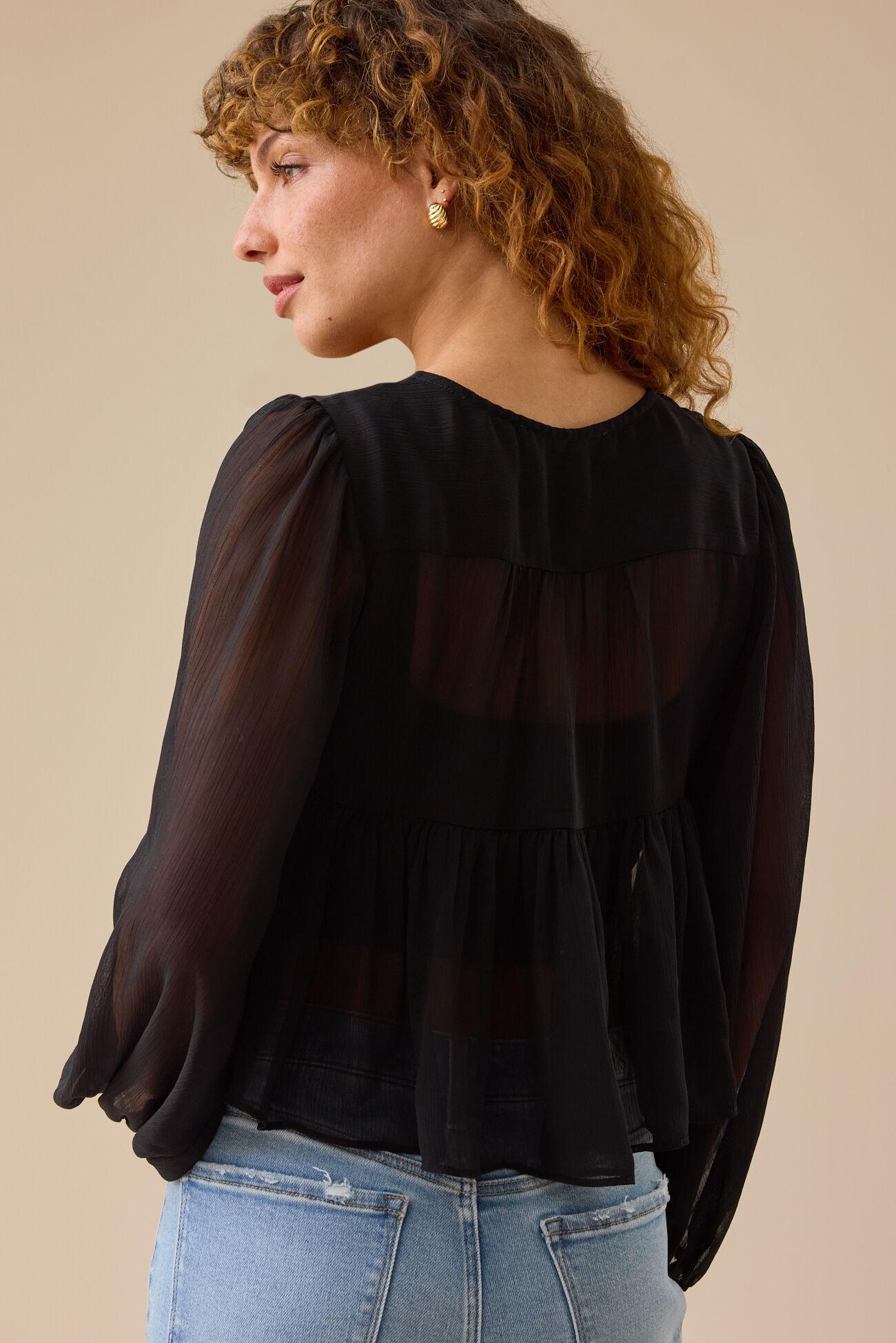 Darsea Chiffon Babydoll Top Product Image