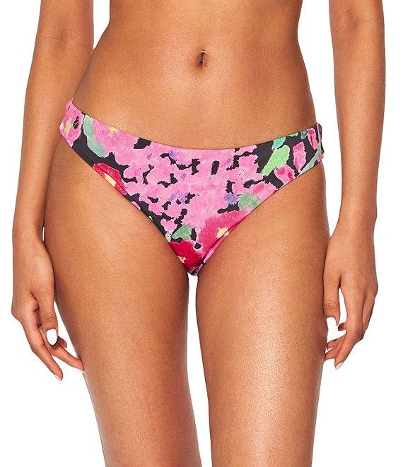 Kurt Geiger London Kensington Floral Print Scoop Waist Bikini Brief Swim Bottom Product Image