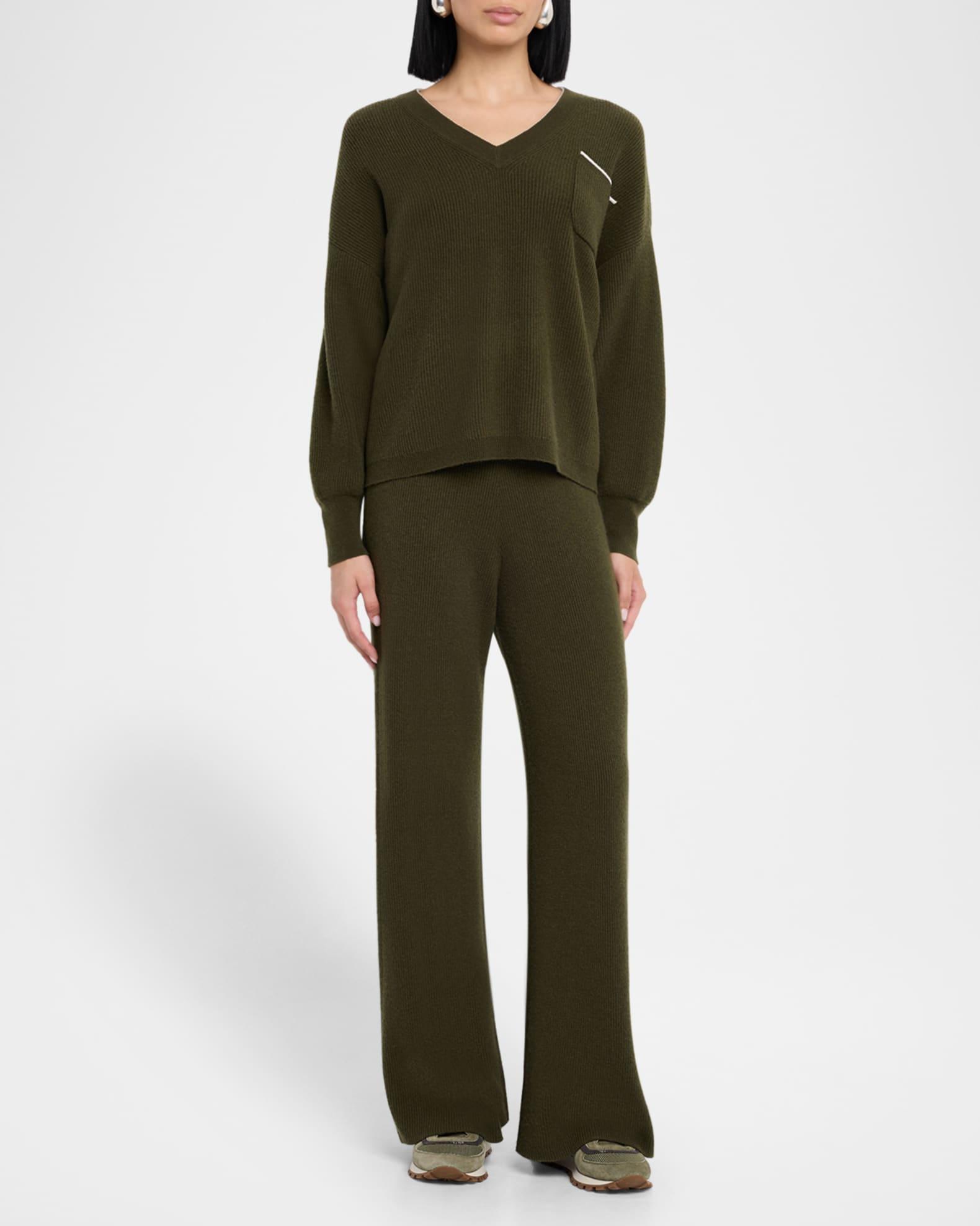 Cheshire V-Neck Cashmere Sweater Product Image