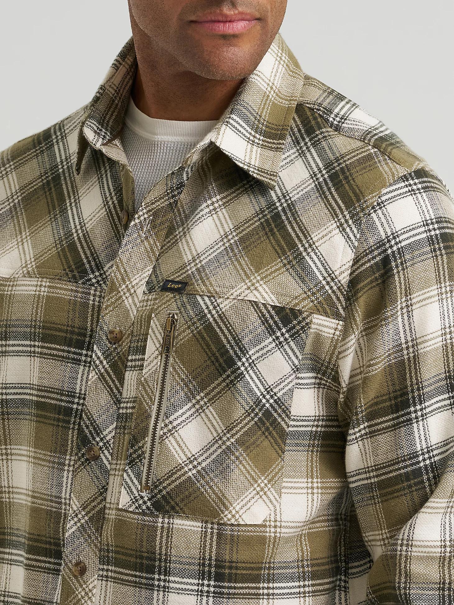 Men's Flannel Button Down Work Shirt | Men's Tops & Tees | Lee® Product Image