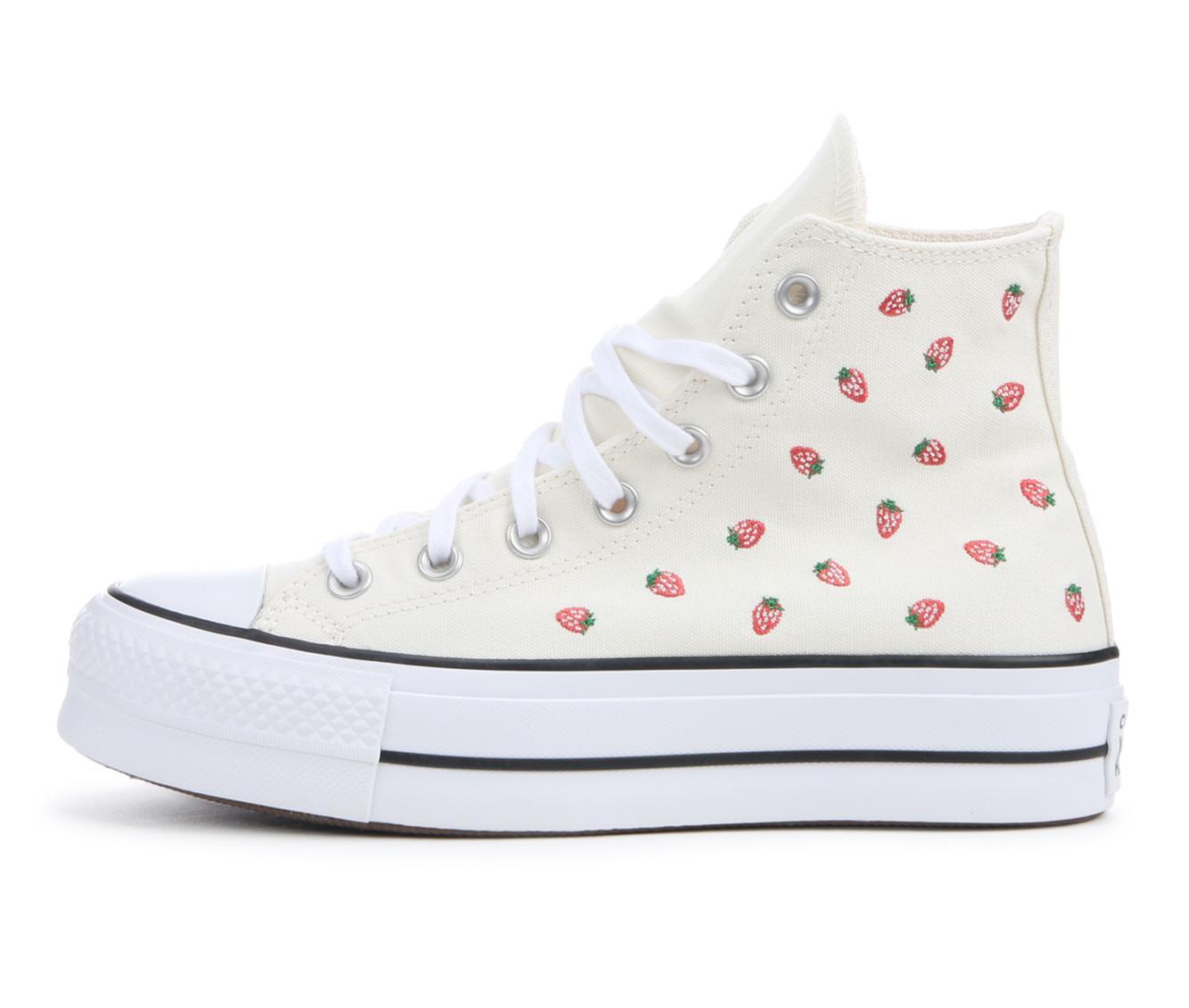 Women's Converse Chuck Taylor All Star Lift Hi Strawberry Sneakers Product Image
