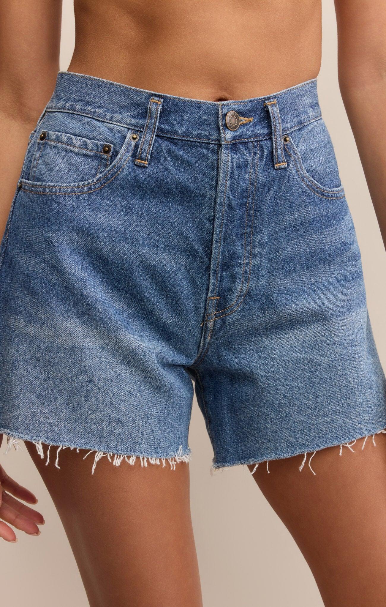 Everyday Hi-Rise Denim Shorts Product Image