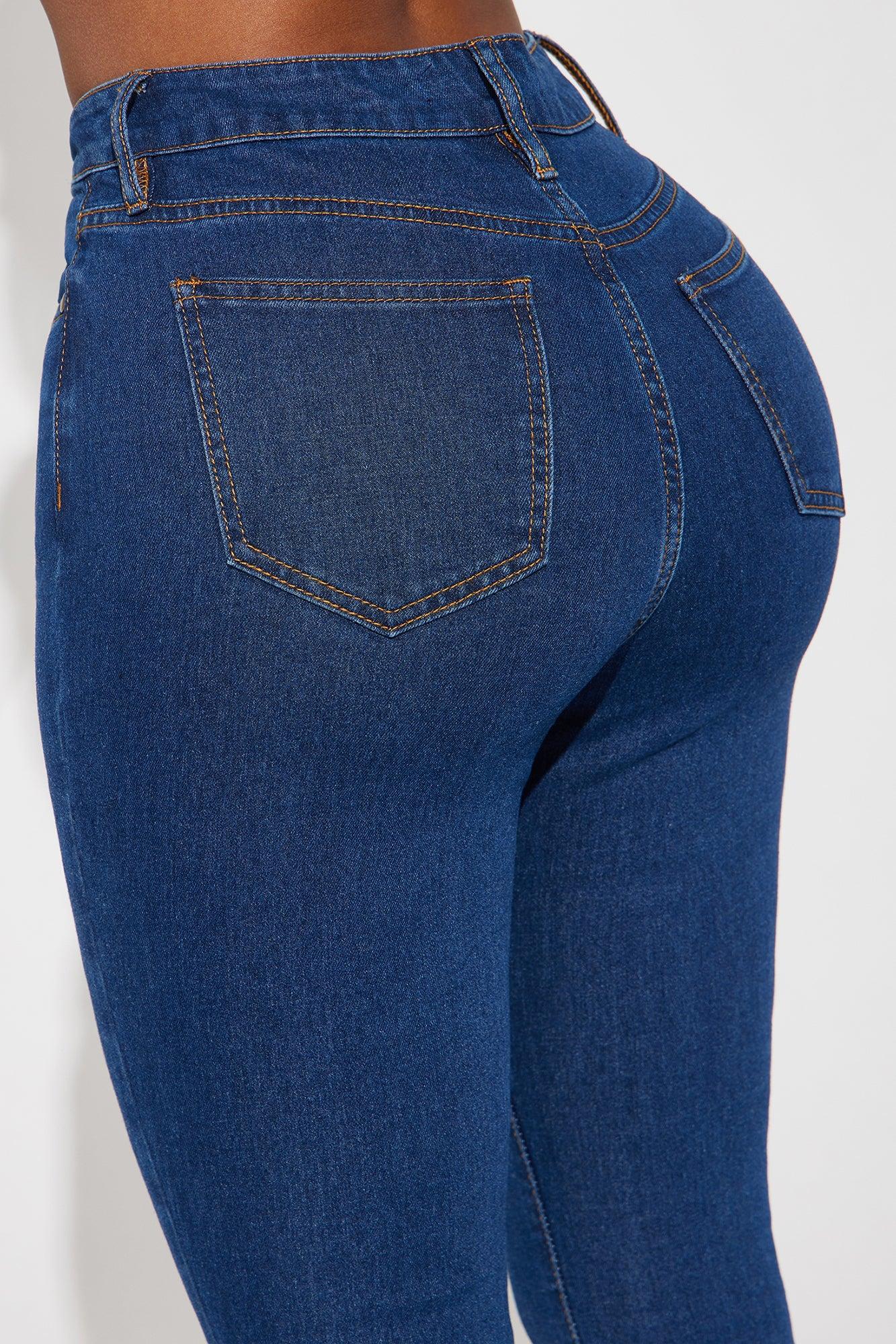 Bethany Basic Stretch Skinny Jeans - Dark Wash Product Image