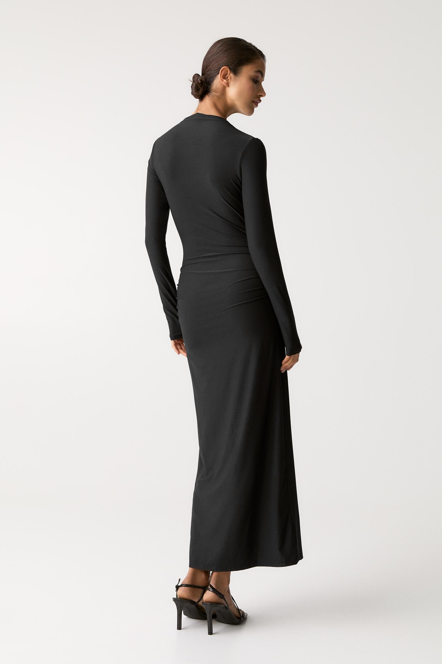 Gathered midi dress Product Image