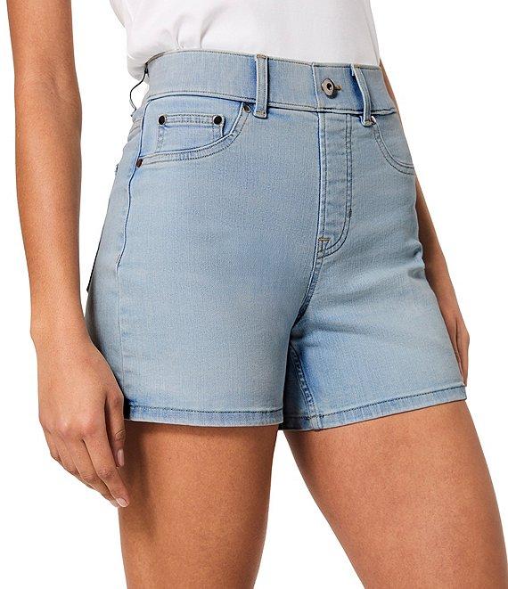 Spanx Pull-On High-Waisted Denim Short Product Image