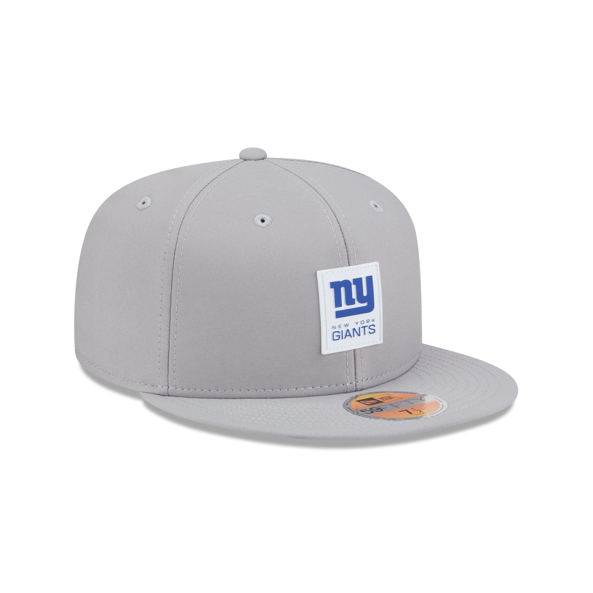 New York Giants 2025 Sideline Hot Weather Gray 59FIFTY Fitted Hat Male Product Image