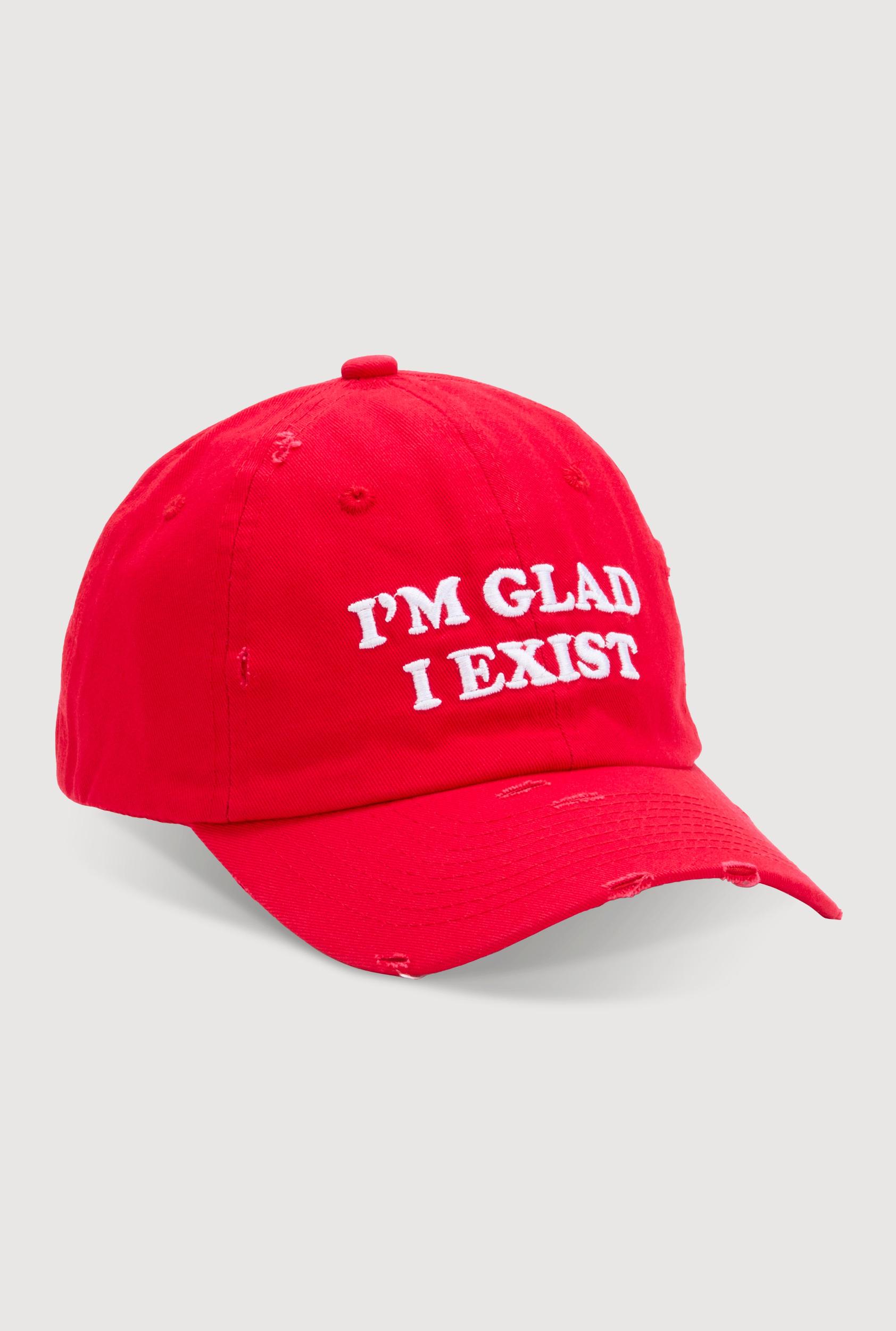 Im Glad I Exist Baseball Cap Female Product Image
