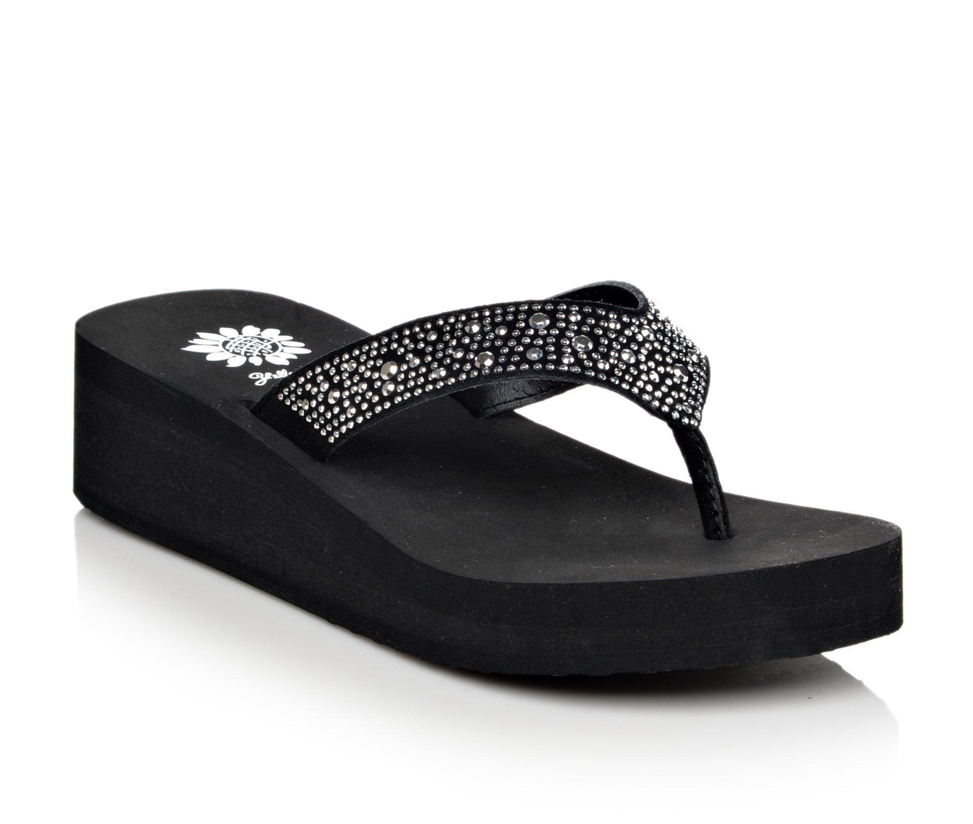 Women's Yellow Box Africa Wedge Flip-Flops Product Image