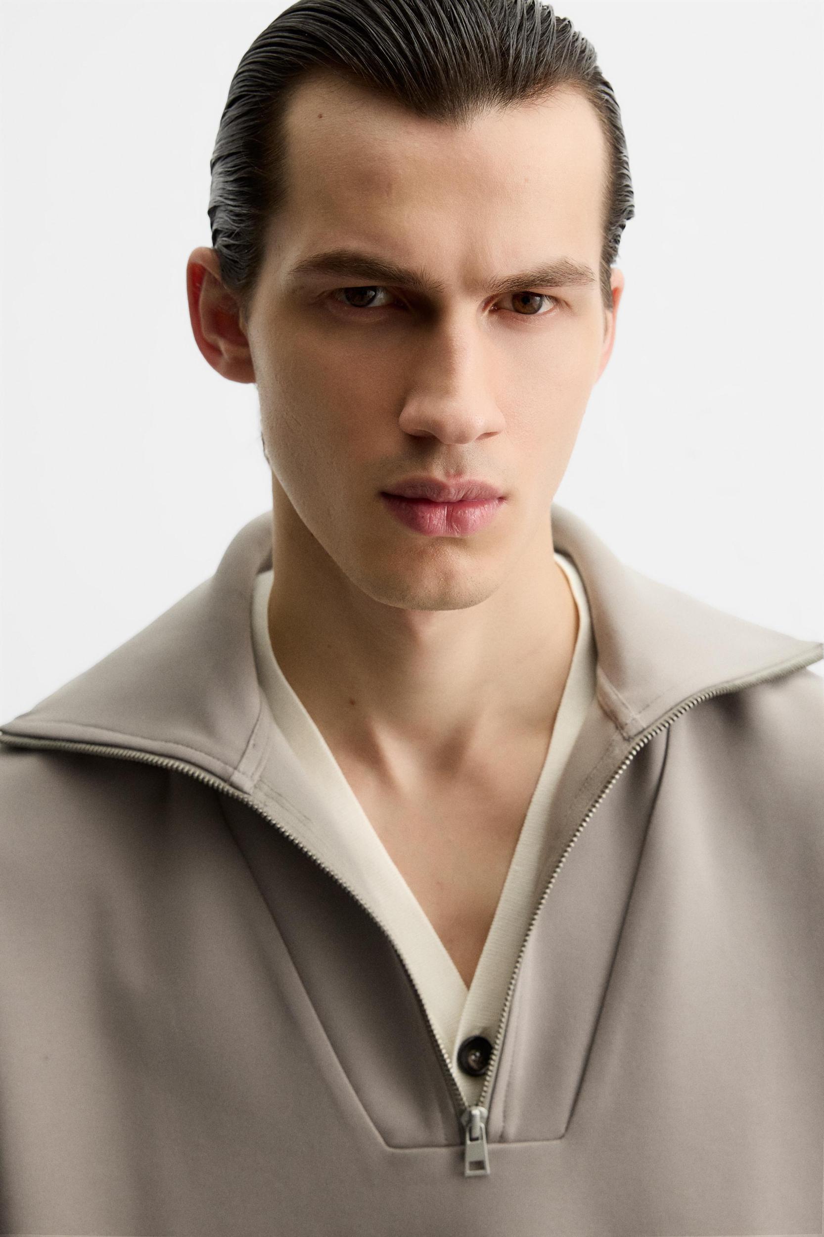 TECHNICAL QUARTER-ZIP SWEATSHIRT Product Image