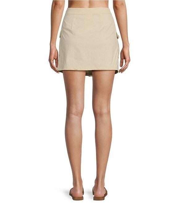 Rip Curl Faux-Wrap Cargo Miniskirt Product Image