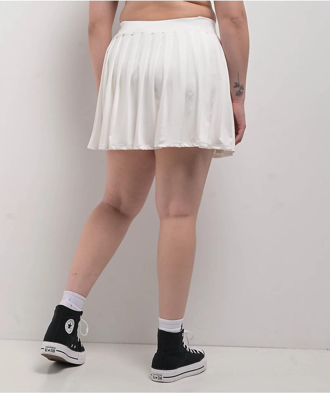 Spicychix White Tennis Skirt Product Image