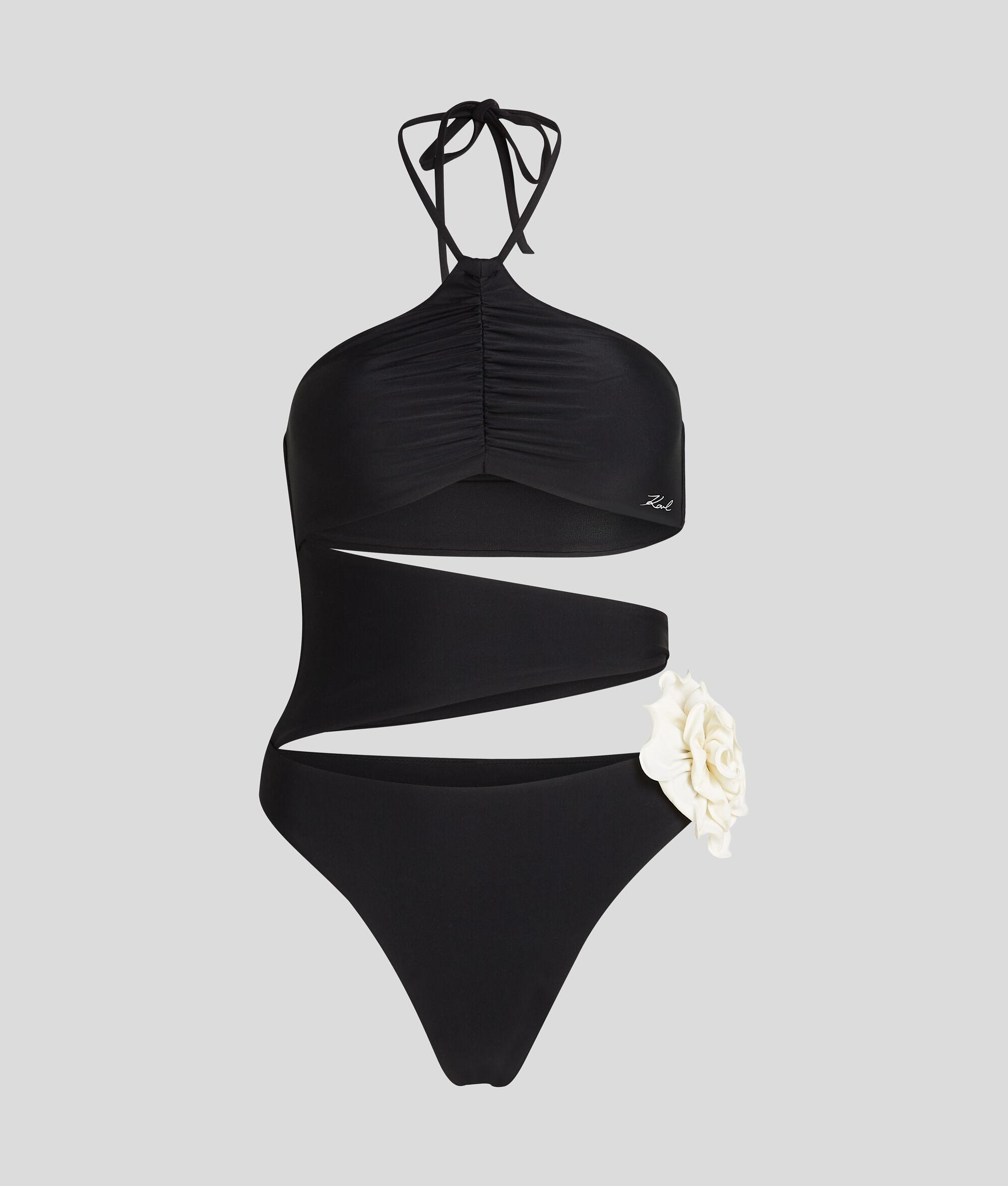 FLOWER HALTER-NECK SWIMSUIT Product Image