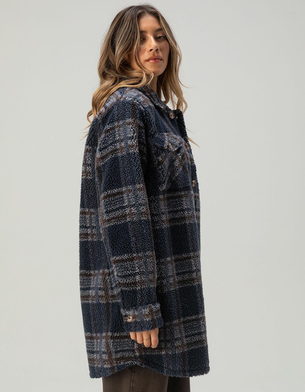 VOLCOM Silent Sherpa Womens Jacket - BLUE COMBO Product Image