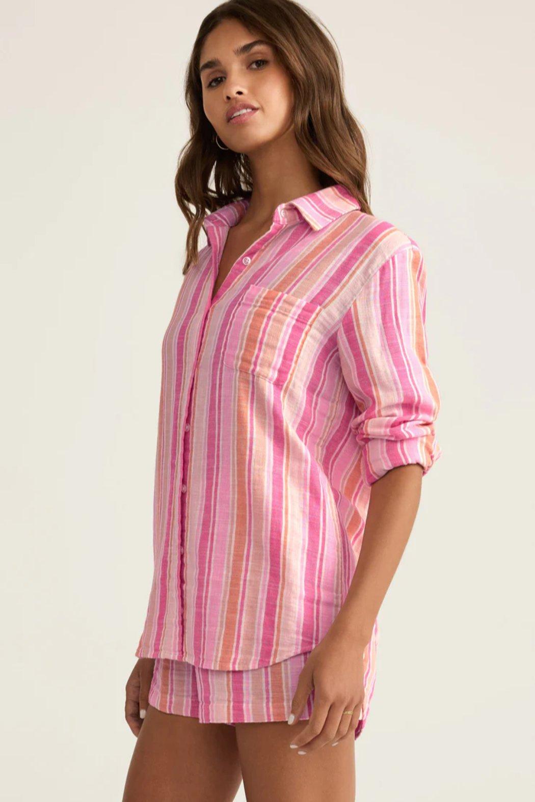 Saturdays Stripe Shirt Product Image