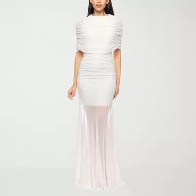 Premier Amour Womens Short Sleeve Evening Gown Product Image