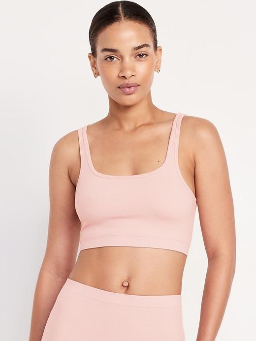 Seamless Ribbed Bralette Product Image