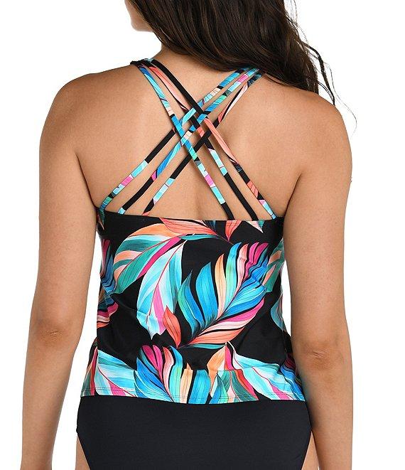 24th & Ocean Solid High Waist Swim Bottom Product Image