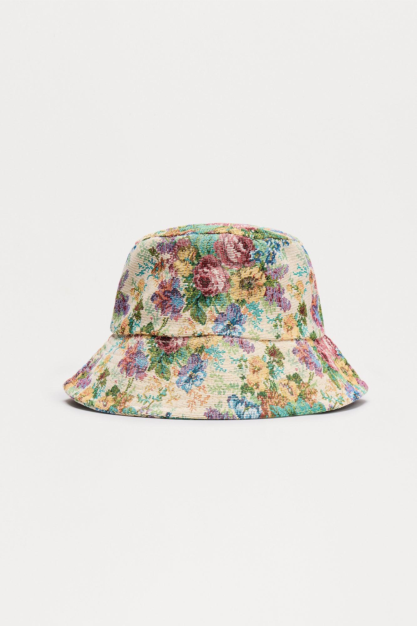 Flor Jacquard Bucket Hat - Multi Color Product Image