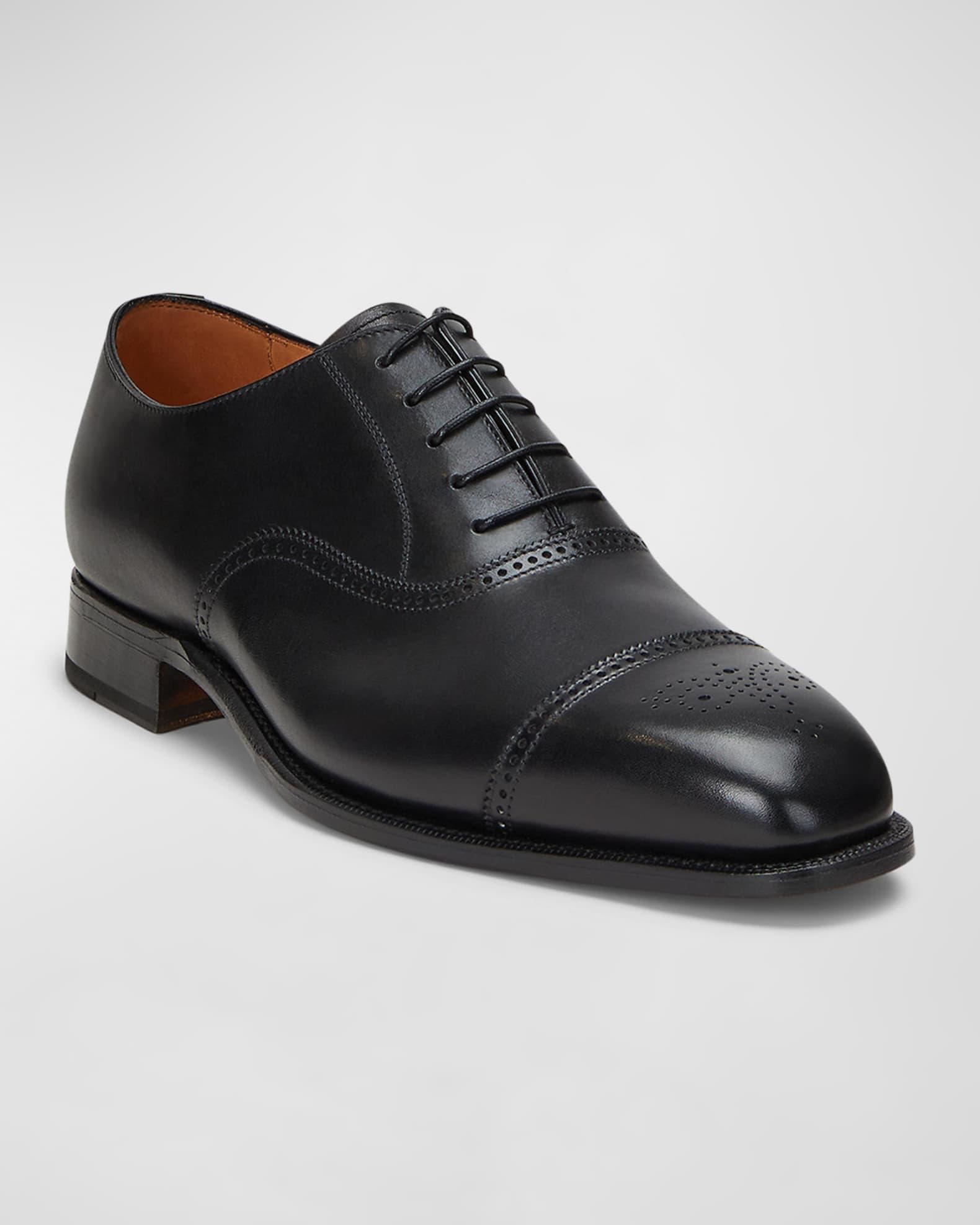 Men's Denver Cap-Toe Leather Oxfords Product Image