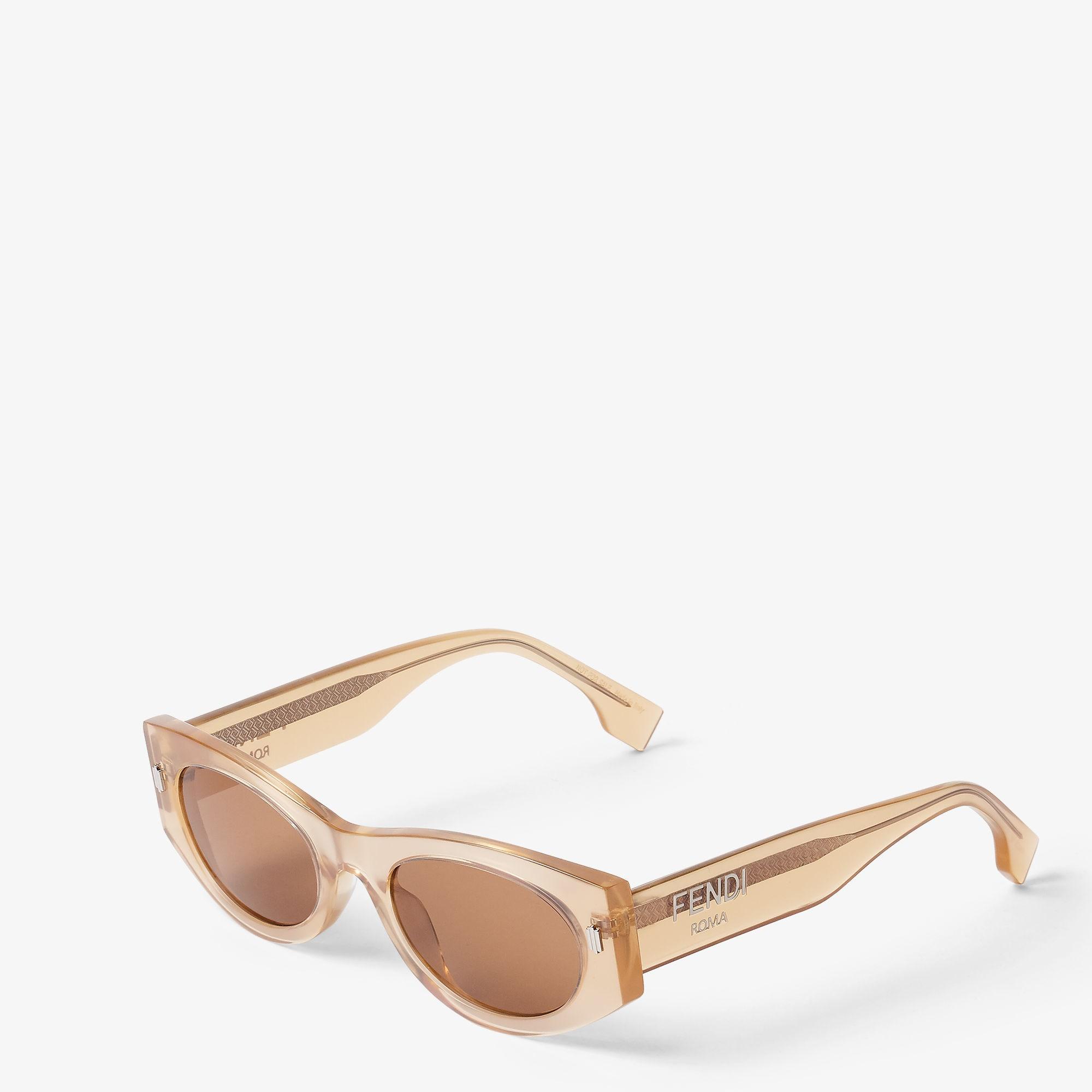 Fendi RomaBeige acetate sunglasses Product Image