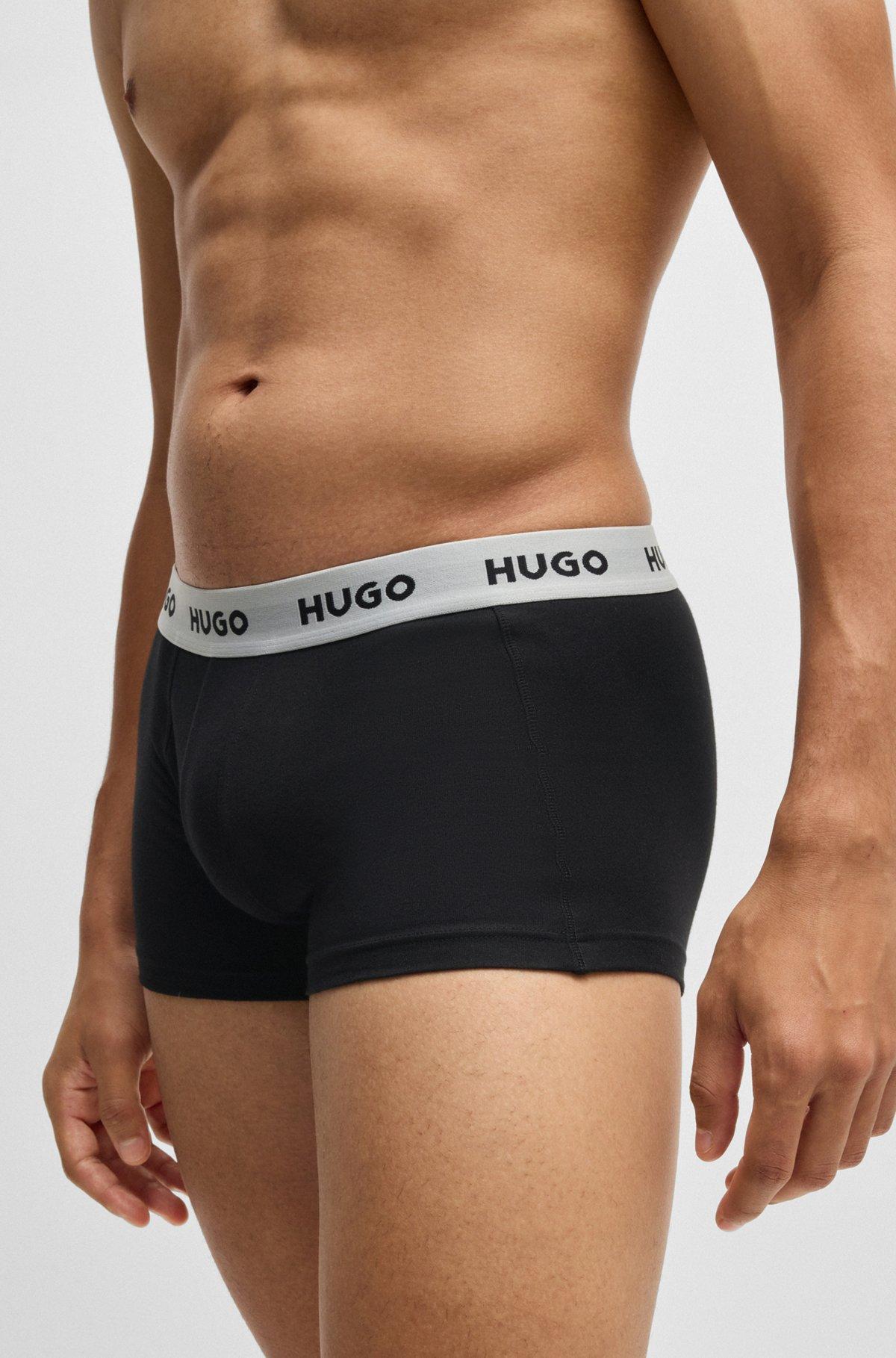 Three-pack of trunks in stretch cotton Product Image