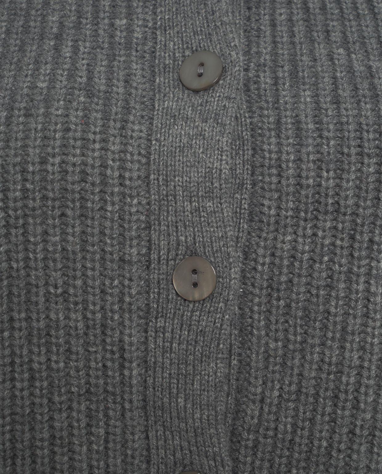 Cardigan with collar Product Image