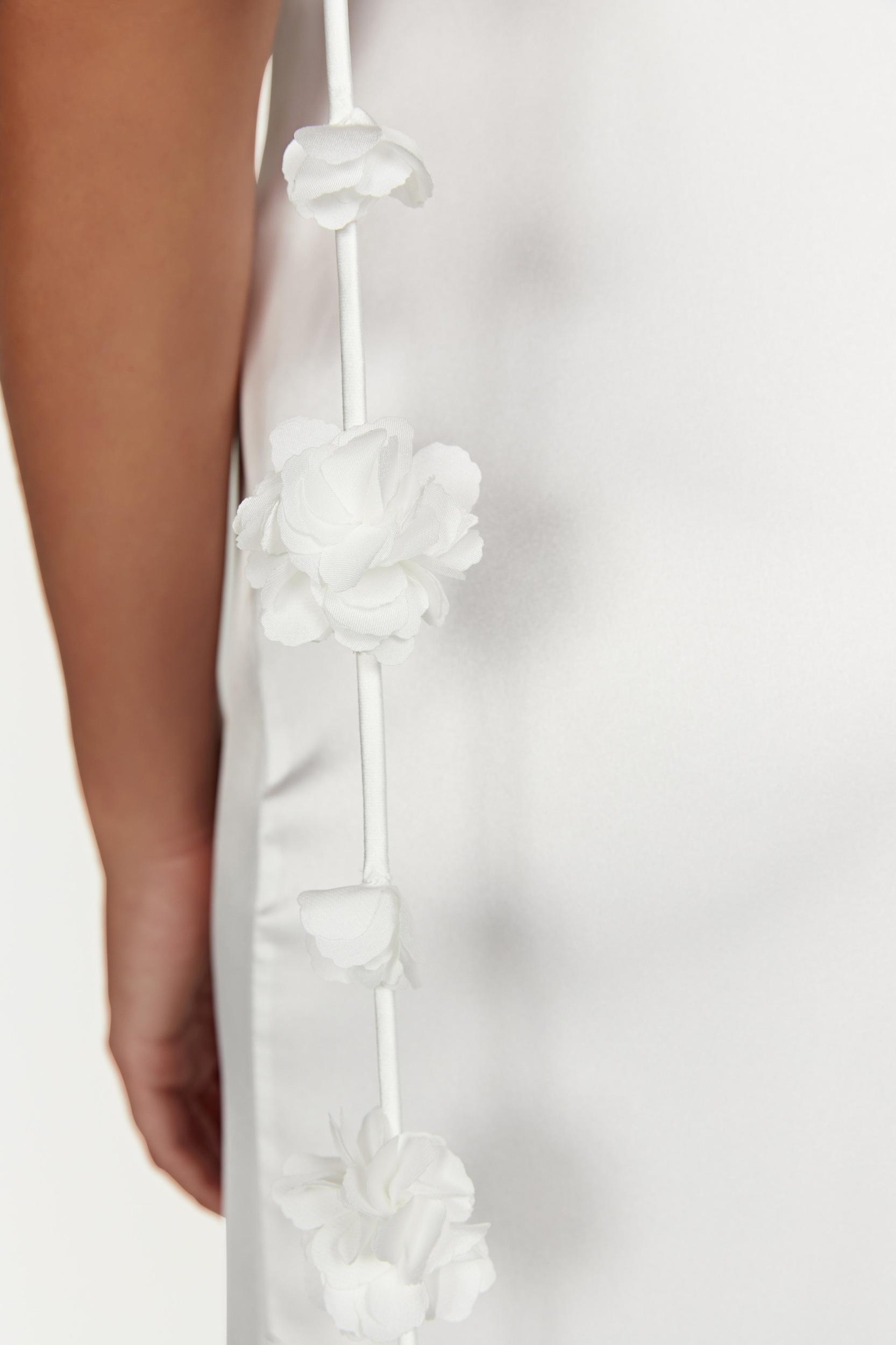 Elenora Rose Gown - White Product Image