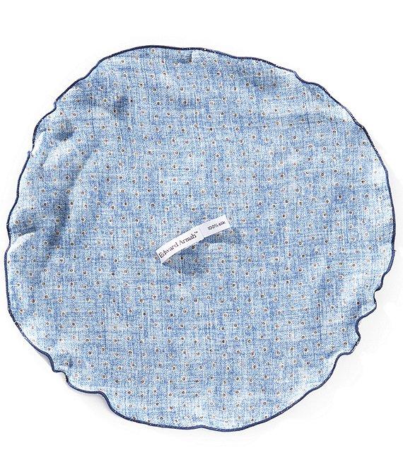 Edward Armah Reversible Pine/Dot Pocket Square Product Image