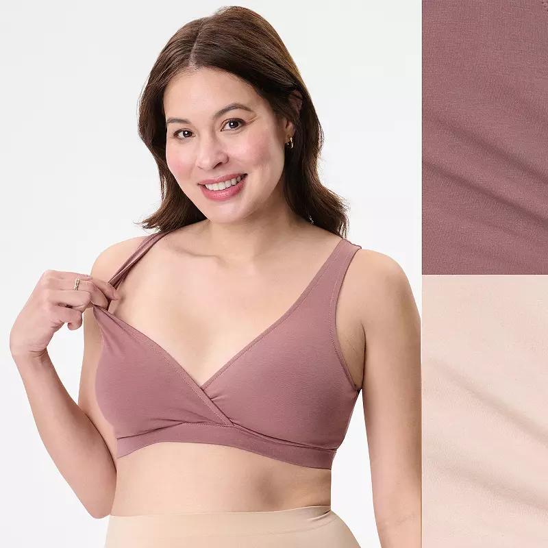 Women's Motherhood® Maternity Wrap Nursing Bra 2 Pack 92016,  Product Image