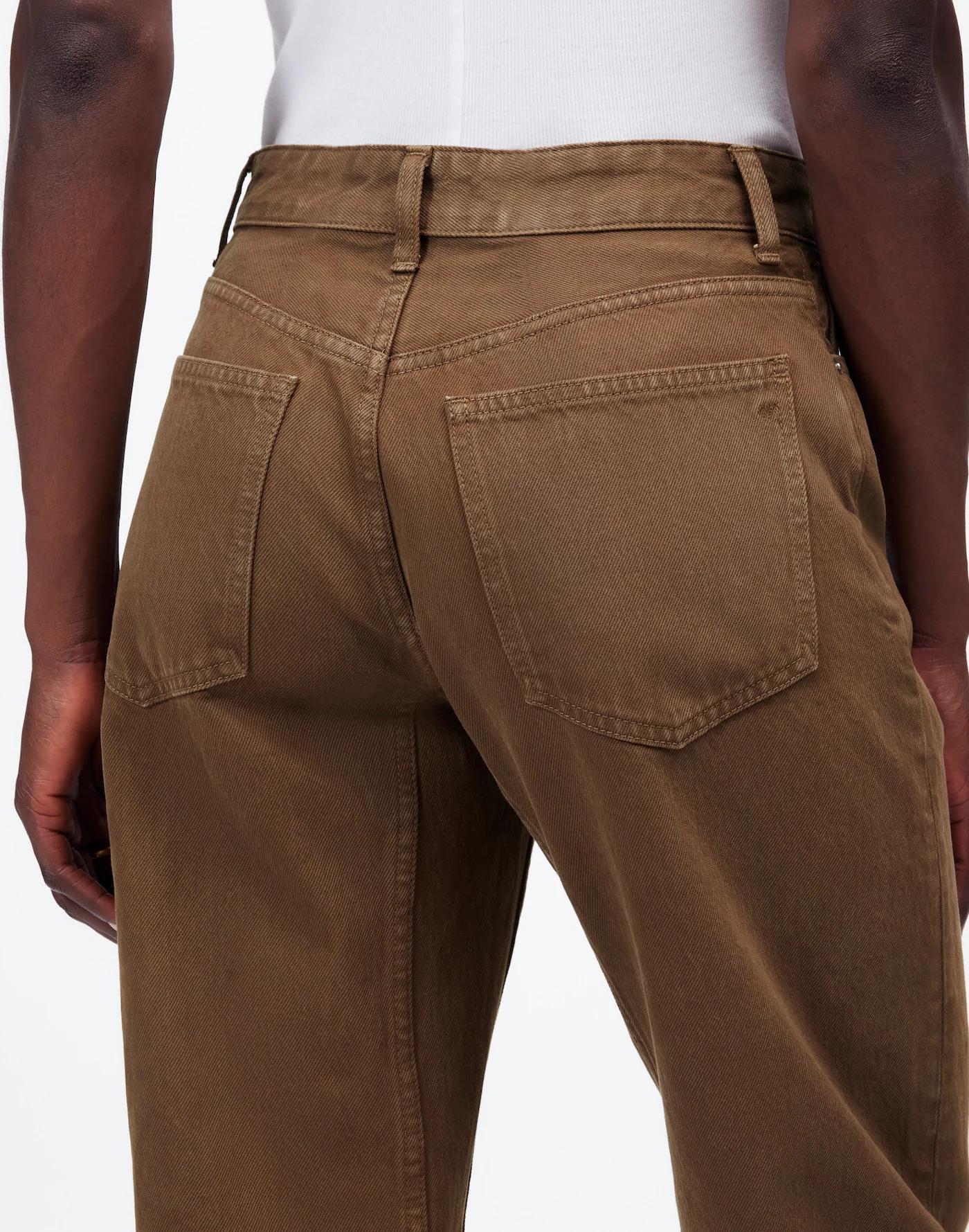 The Petite Darted Barrel-Leg Jean in Garment Dye Product Image
