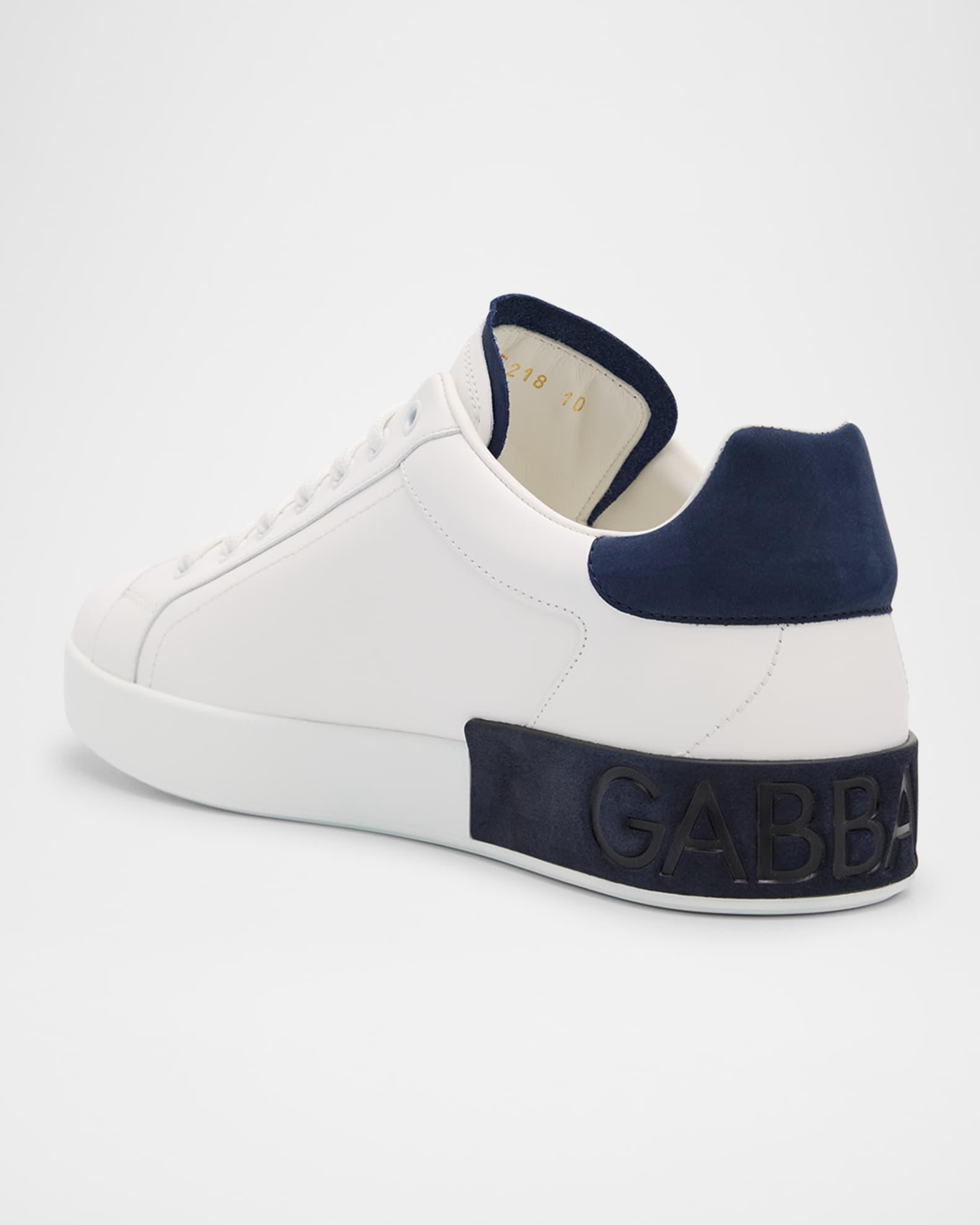 Men's Portofino Calfskin Low-Top Sneakers Product Image