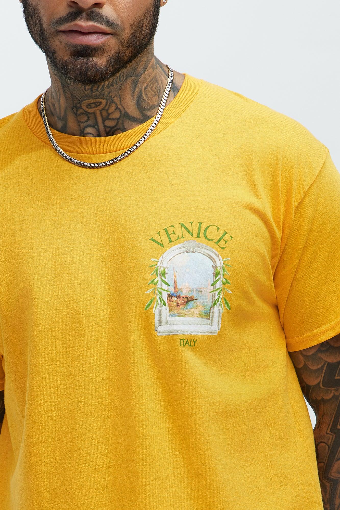 Venice Italy Short Sleeve Tee - Gold Product Image