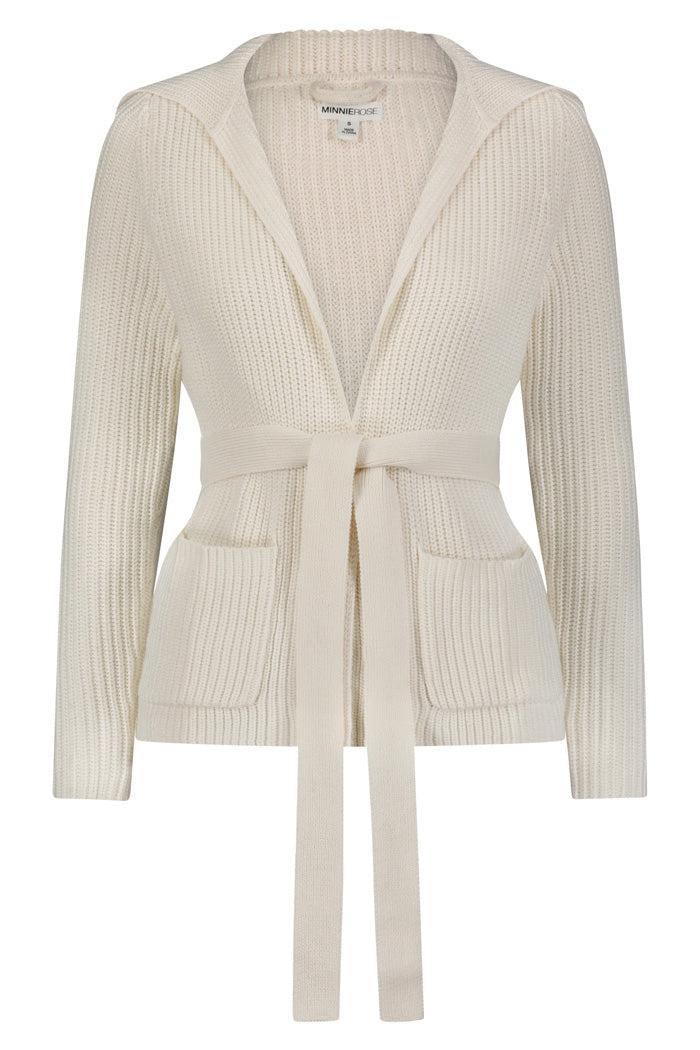 Cotton Cashmere Shaker Cardigan Product Image