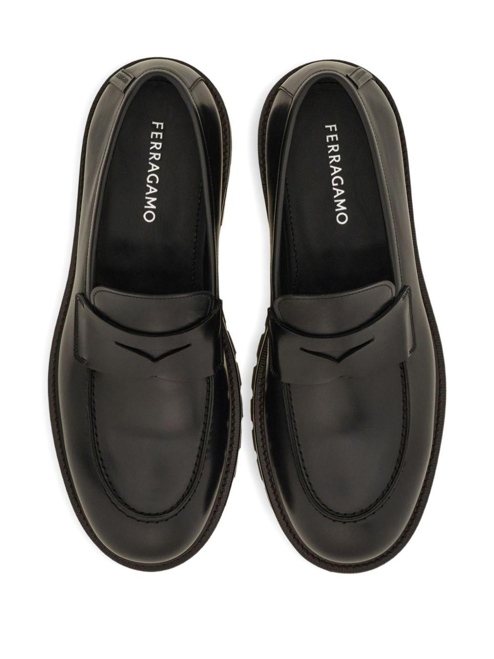 saddle-strap penny loafers Product Image